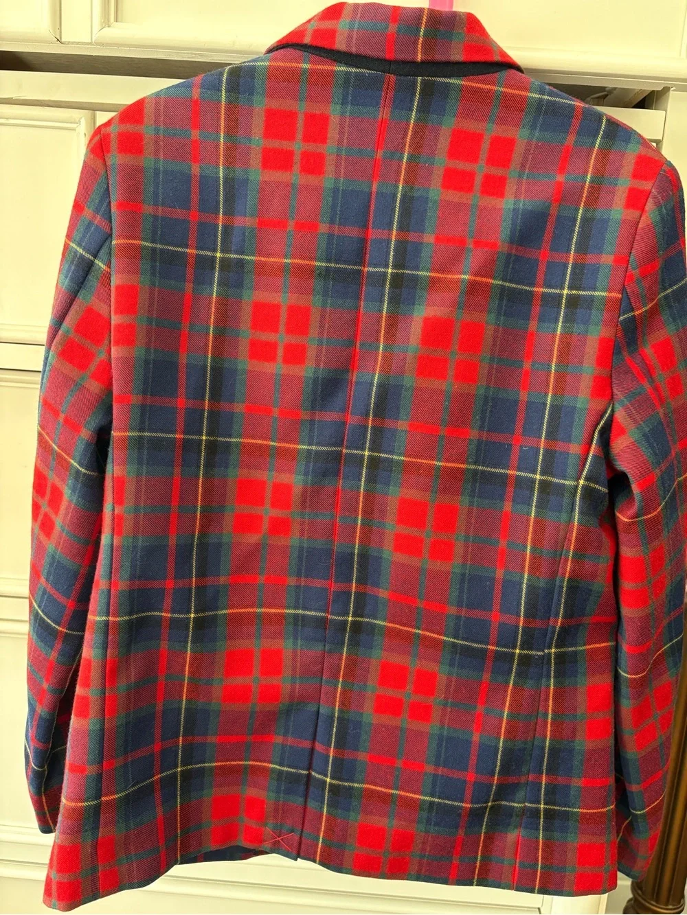 SOLD!🎉🎉🎉 Janie and Jack The Tartan Holiday Blazer Boys Size 8T Red Navy
